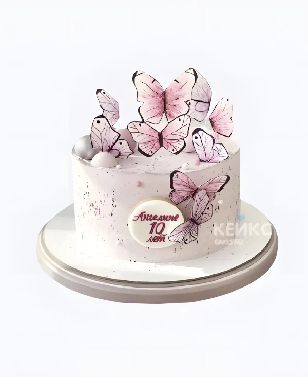 Потрясающий торт девочке на 10 лет Фото