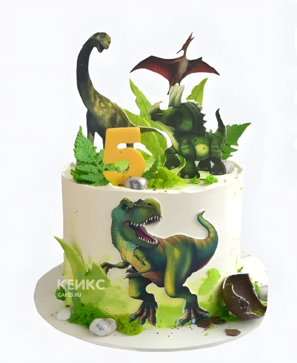 Тот на 5 лет мальчику с аппликацией динозавров Фото