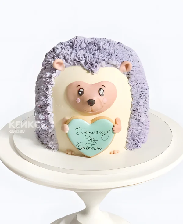 3Д торт в виде ежика Фото