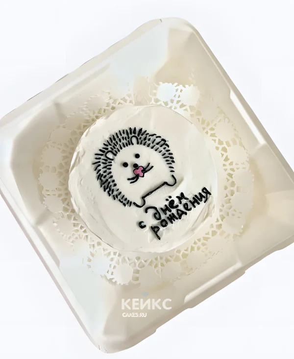 Бенто торт с ежиком Фото