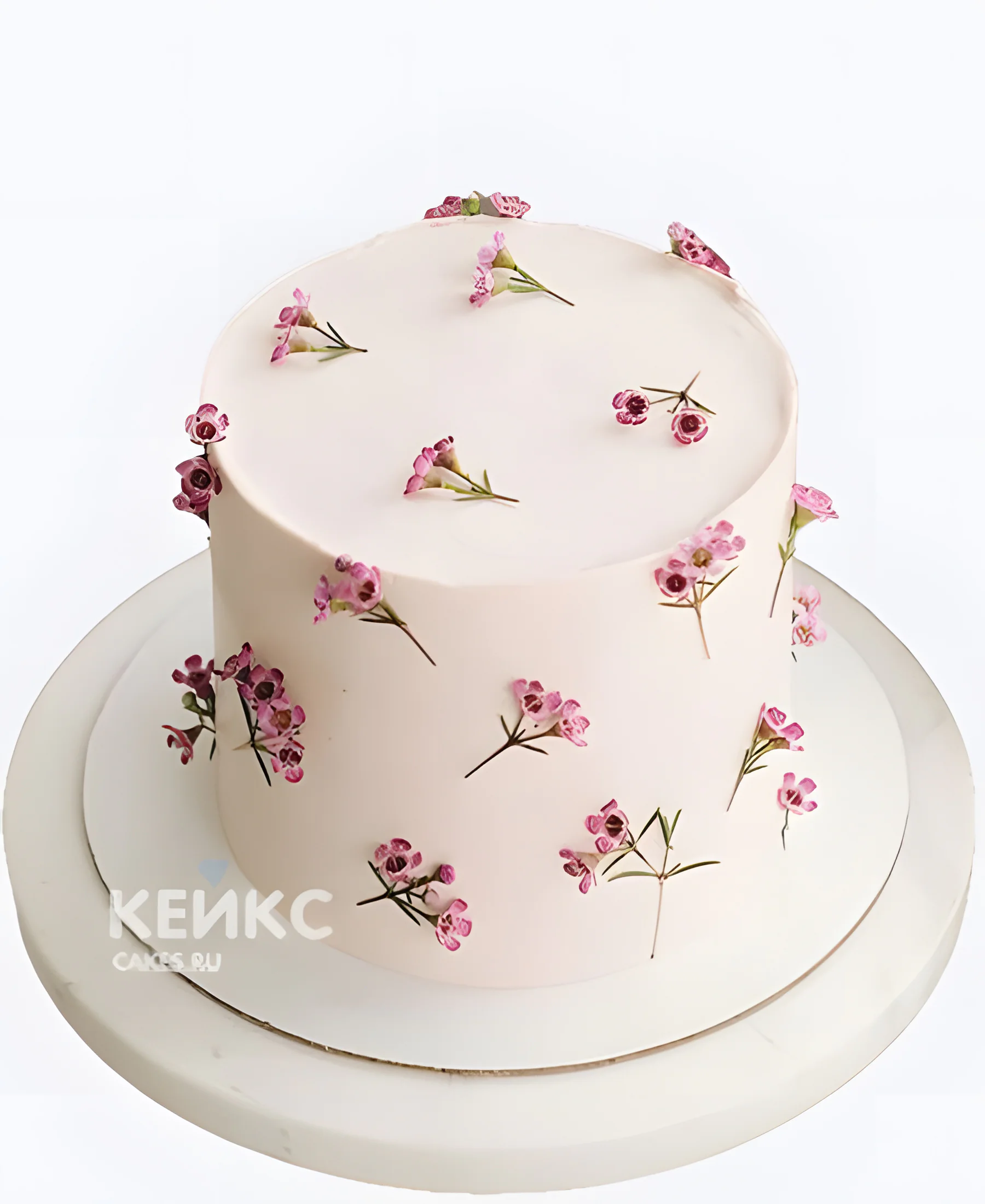 Бенто торт на 8 марта с цветами Фото