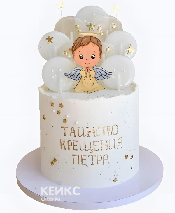 Бенто-тортик таинство крещения для мальчика Фото