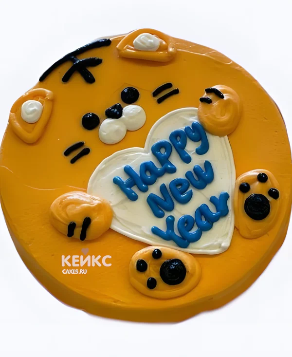 Бенто-торт на рождение с тигренком Фото