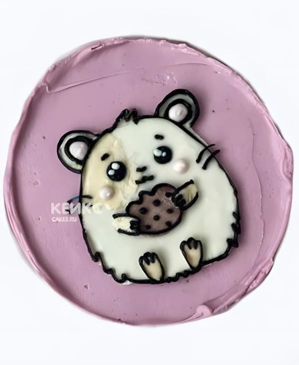 Бенто-торт сестре с очаровательным хомячком Фото