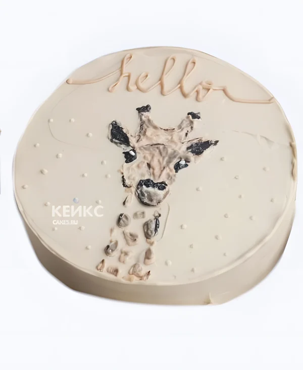 Бенто-торт с жирафом Фото