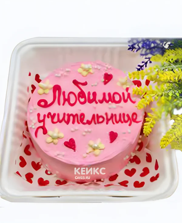 Бенто-торт любимой учительнице Фото