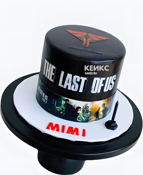 Черный торт The last of us Фото