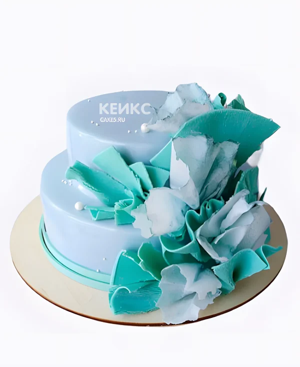 Эксклюзивный торт на бумажную свадьбу Фото