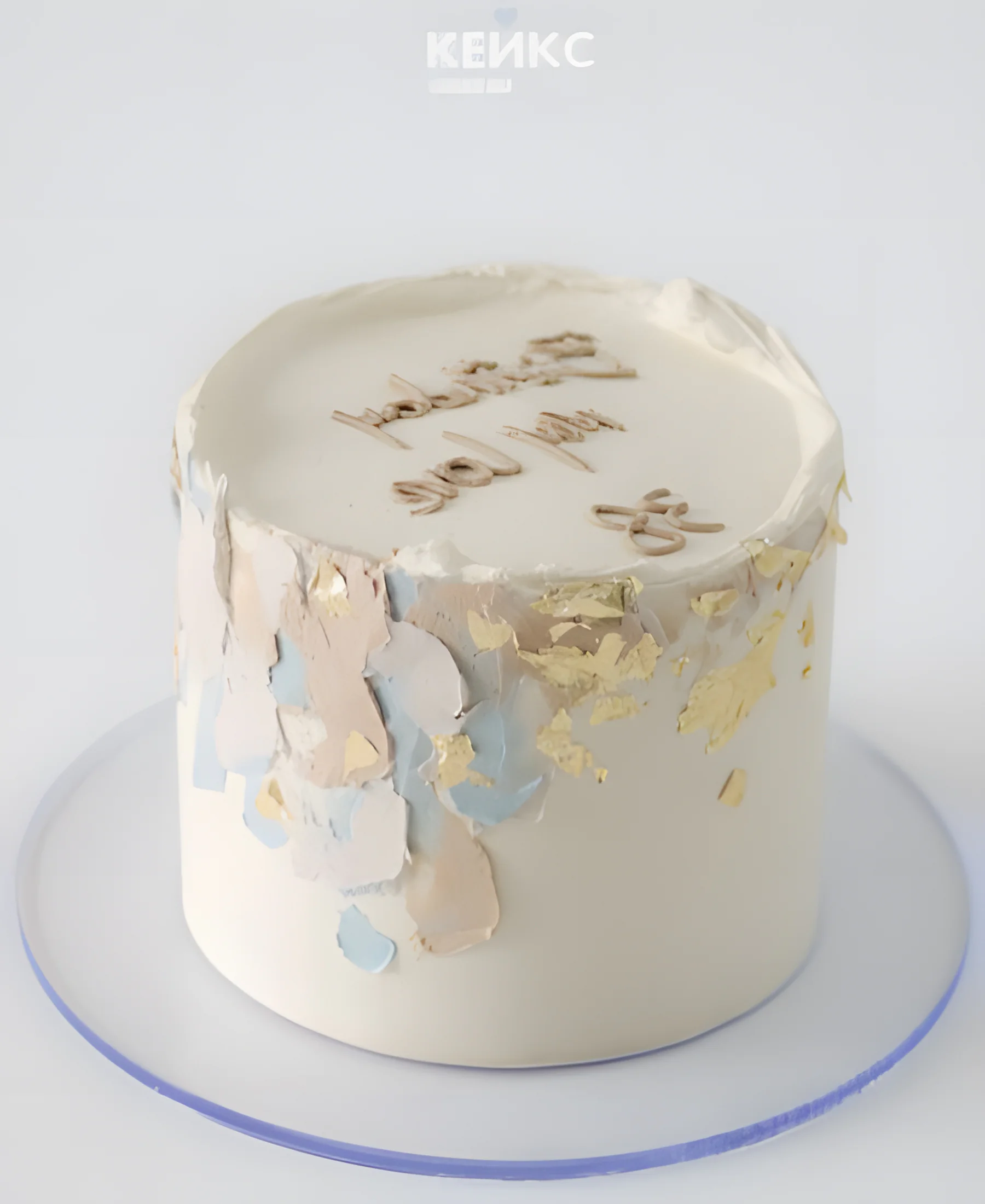 Эстетичный бенто-торт на весенний день рождения Фото