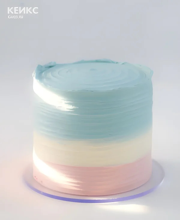 Эстетичный нежный бенто-торт Фото