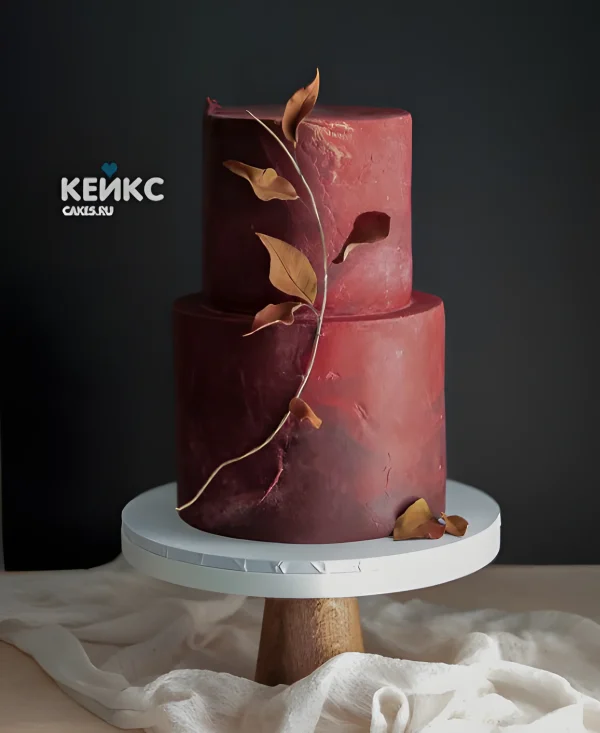 Эстетичный торт с лепестками для декора Фото