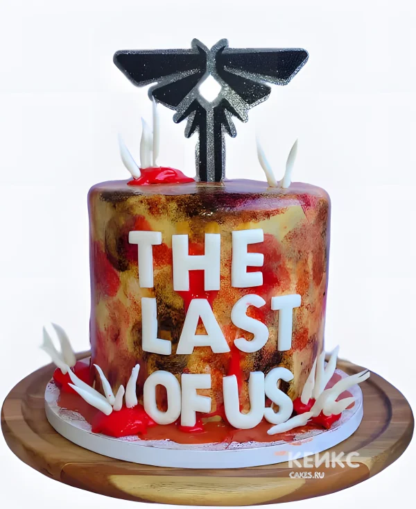 Яркий торт в стиле Одни из нас Фото