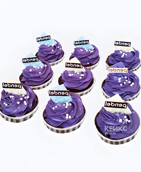 Капкейки с фотопечатью и кремом Фото