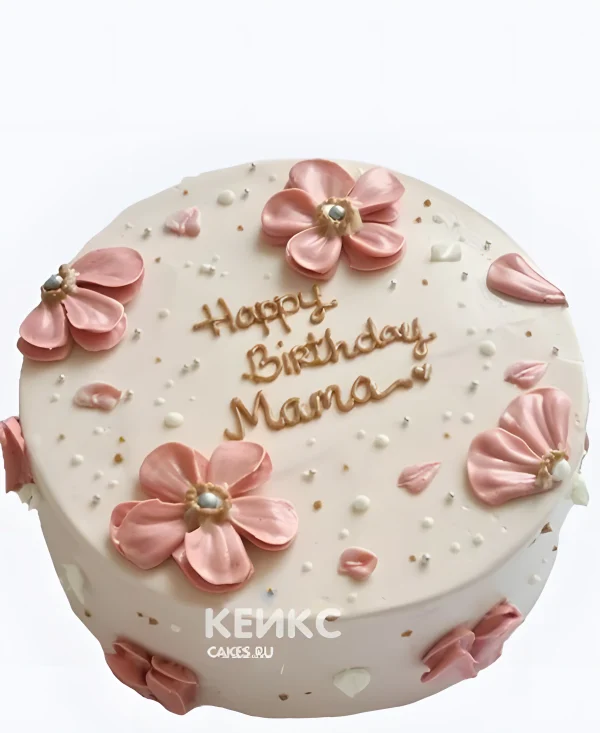 Легкий бенто-торт маме Фото