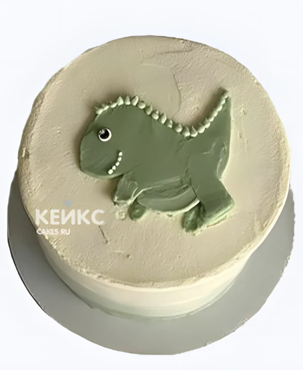 Милый бенто торт с динозавром Фото