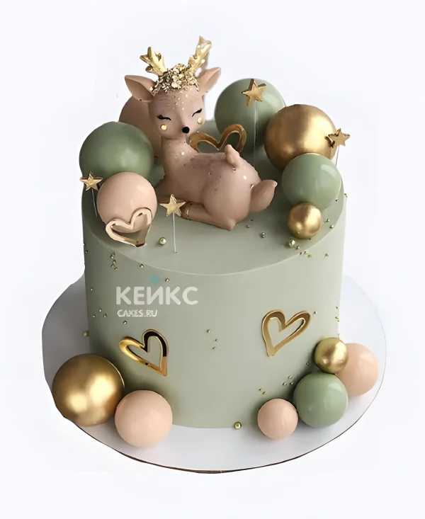 Милый торт девочке на 3 месяца Фото