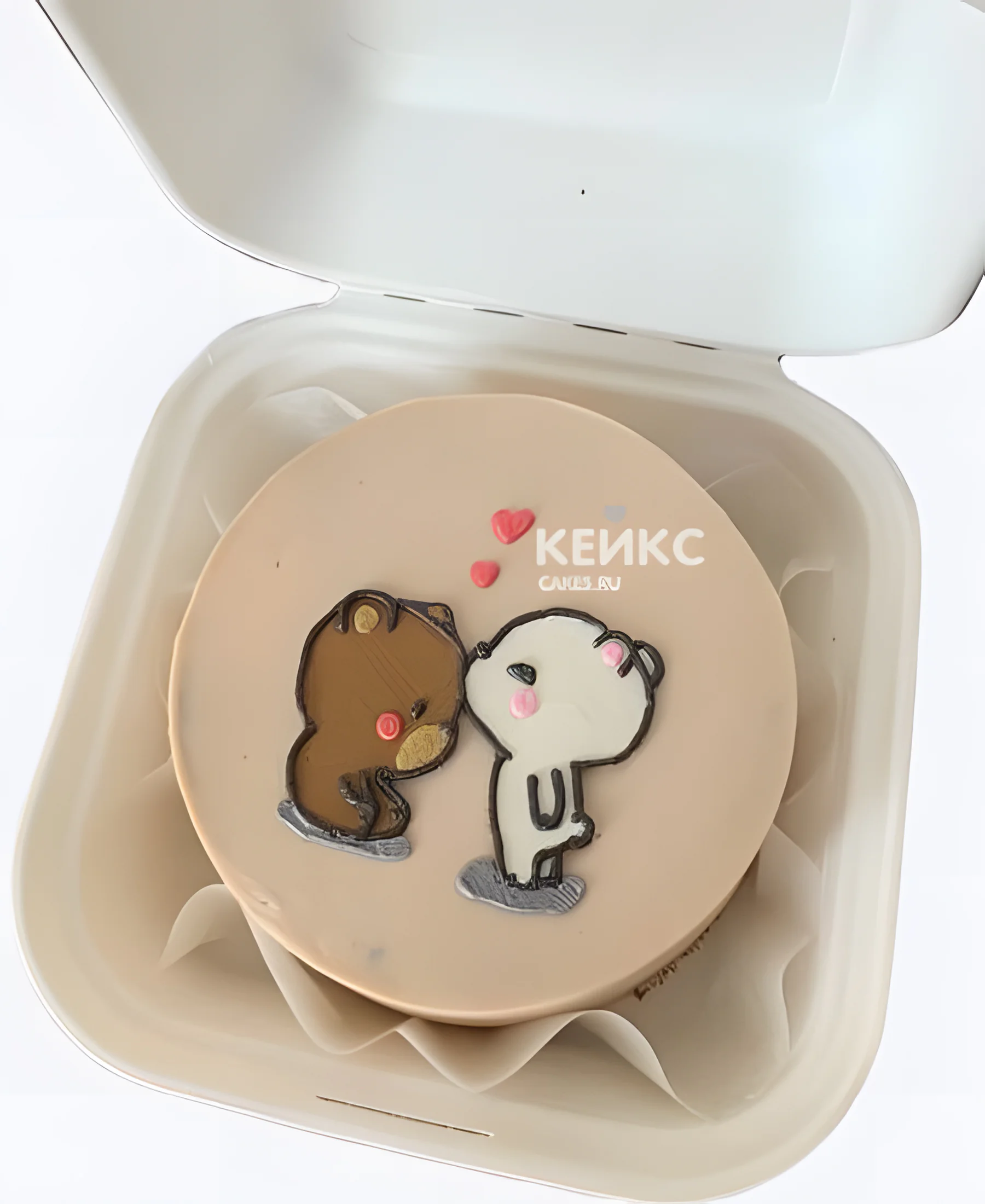 Очаровательный бенто-тортик дочке с мишками Фото