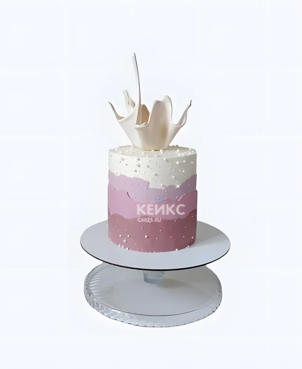 Пастельный торт девушке на 20 лет Фото