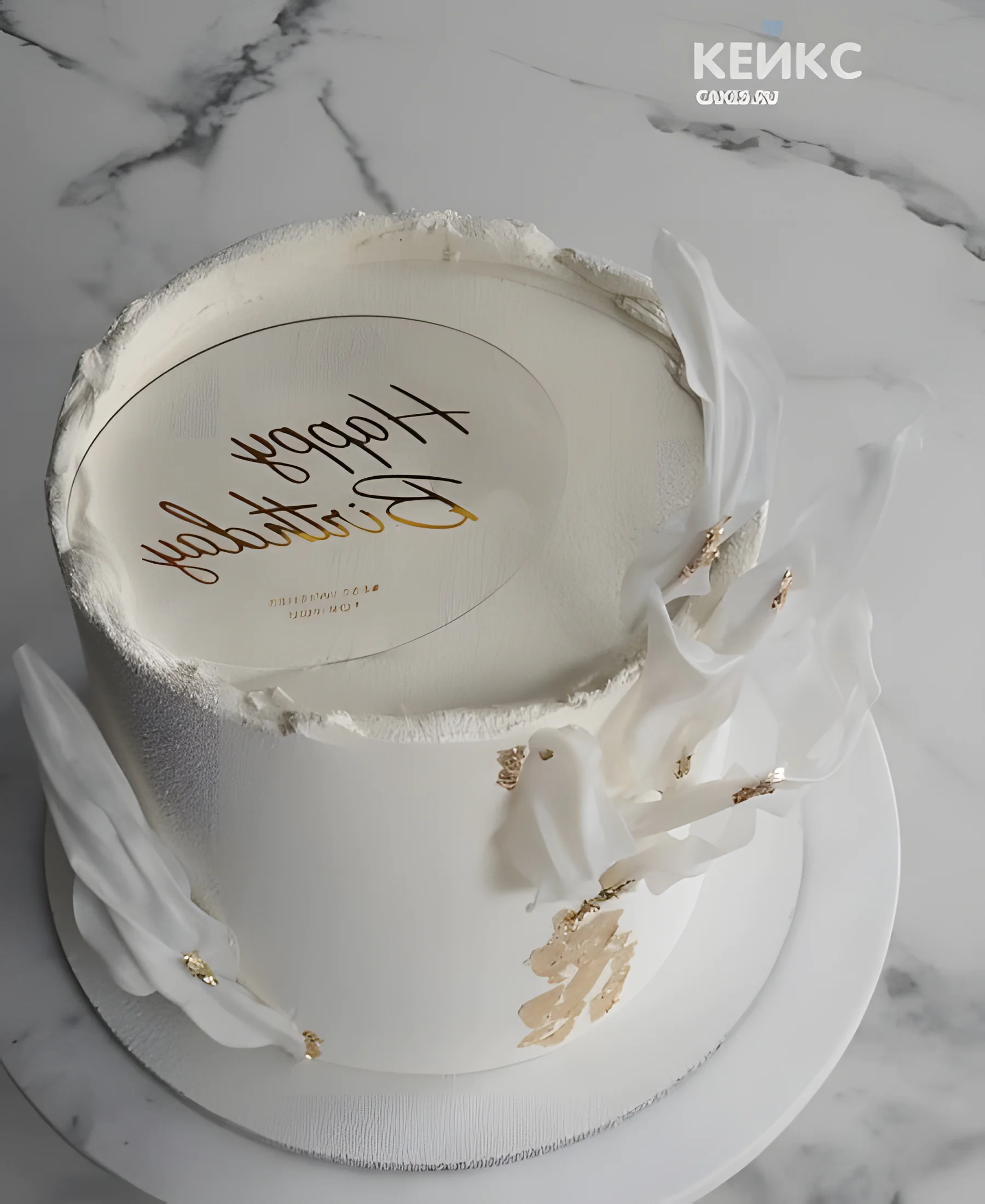 Шикарный эстетичный торт Фото