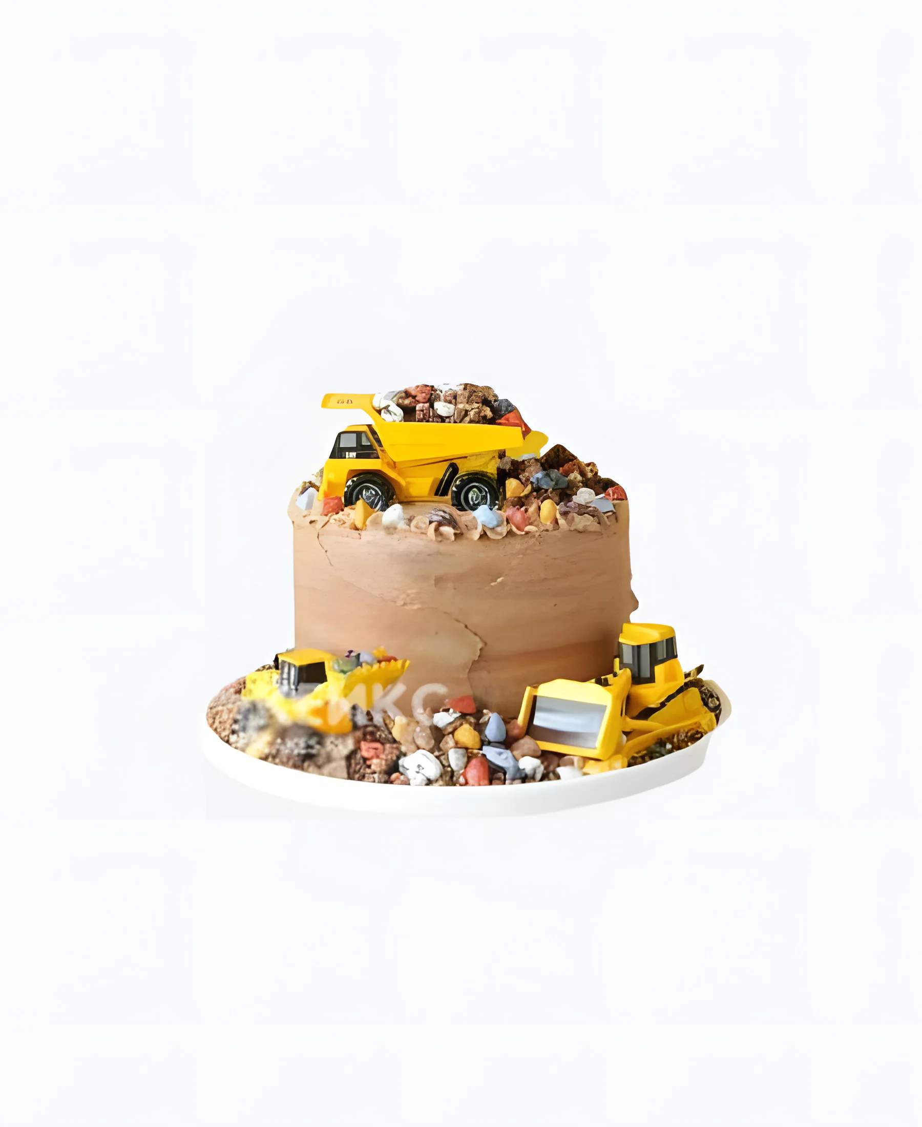 Шоколадный торт мальчику на 7 лет с машинками Фото