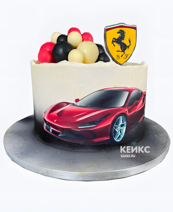Торт Феррари мальчику Фото