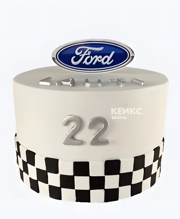 Торт Форд на 22 года Фото