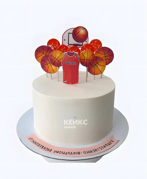 Торт мальчику на 8 лет баскетболисту Фото