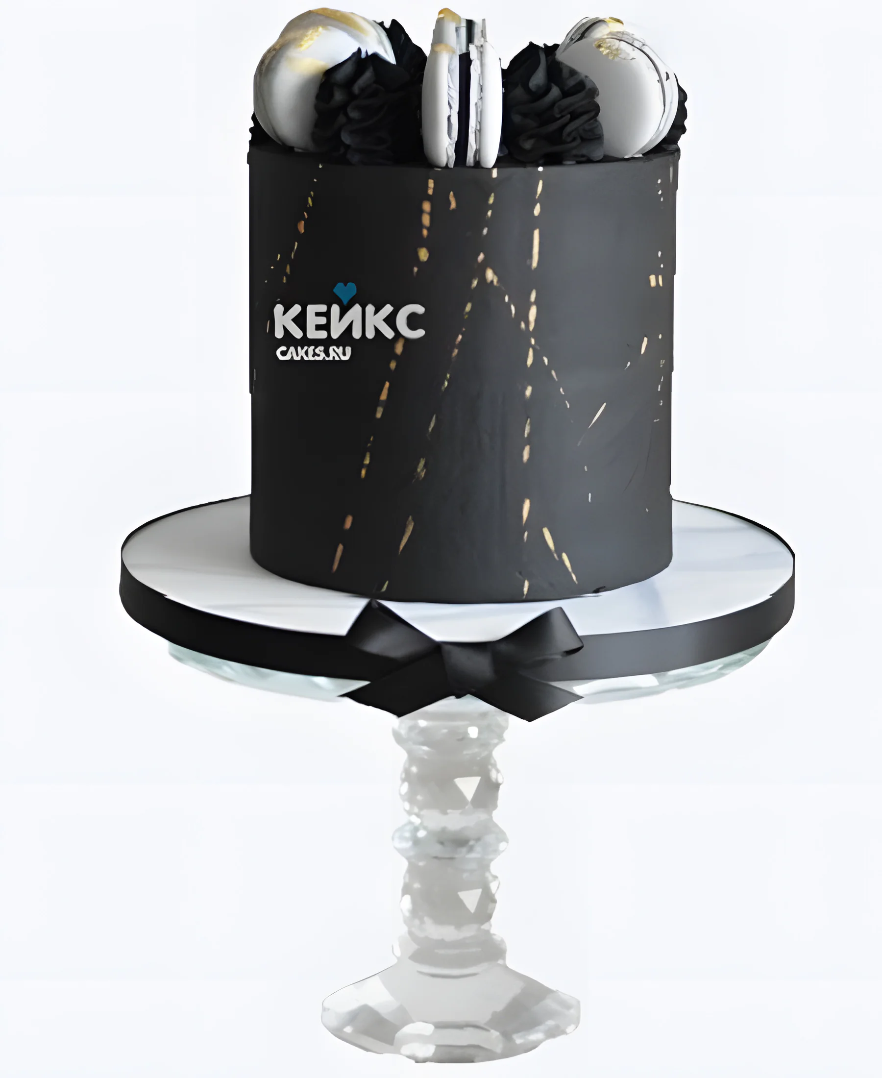 Торт мужчине на 70 лет с макарунс Фото