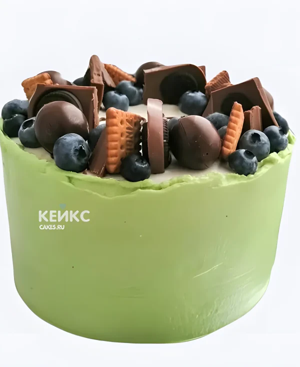 Торт на 23 февраля с декором Фото