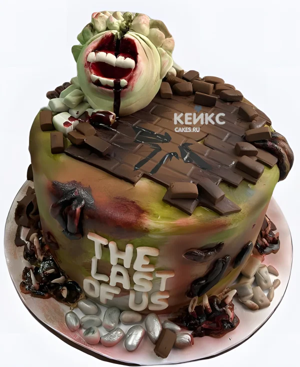 Торт на день рождения в стиле Одни из нас Фото