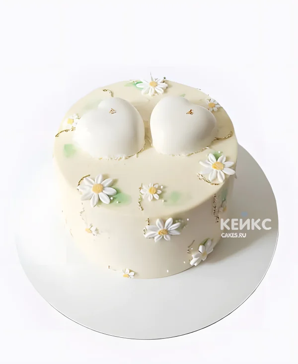 Торт на фаянсовую свадьбу для семейной пары Фото