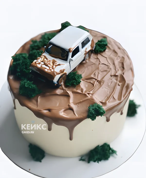 Торт Нива на бездорожье Фото