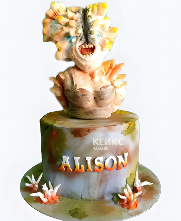 Торт Одни из нас с жевуном Фото