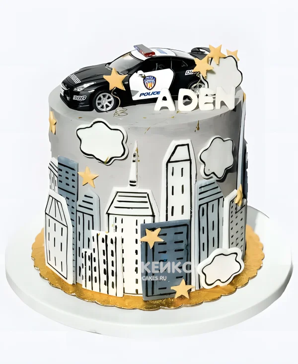 Торт полицейская машина в городе Фото