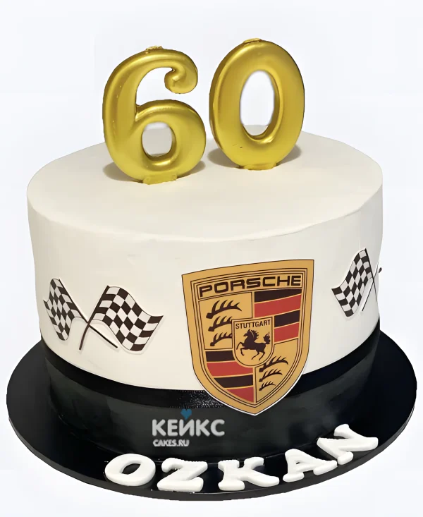 Торт Порше для дедушки Фото