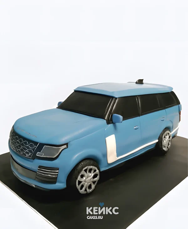 Торт Рендж Ровер из мастики Фото