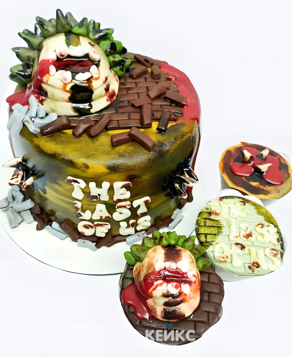 Торт с героями из сериала Одни из нас Фото