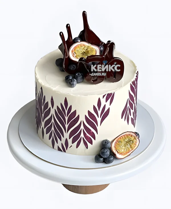 Торт с инжиром на 30 лет Фото