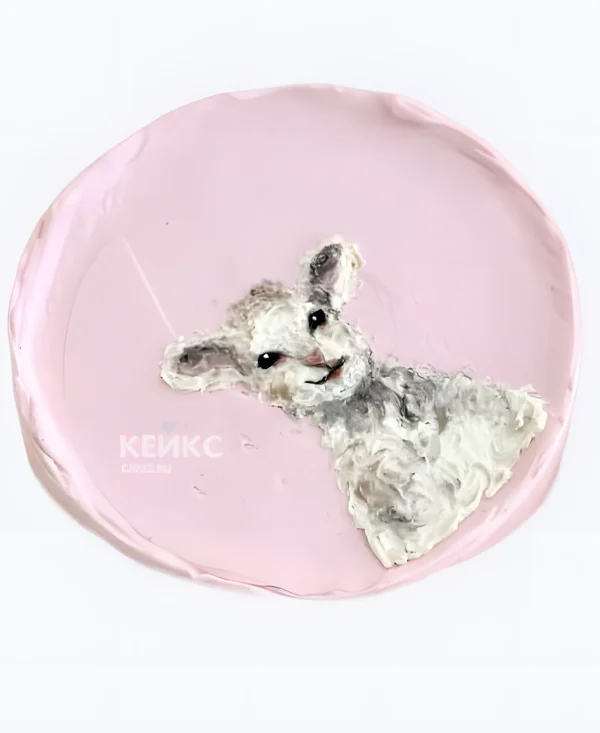 Живописный бенто торт с овечкой Фото