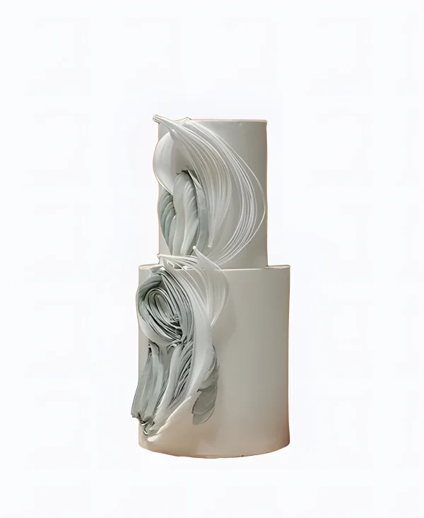 Трендовый торт на свадьбу с эстетичным декором Фото