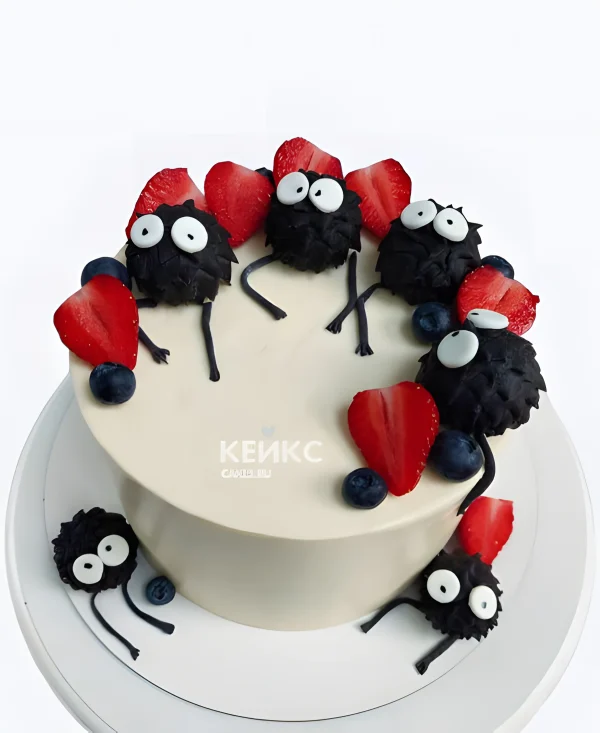 Торт в стиле аниме Унесённые призраками Фото