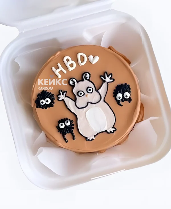 Бенто-торт на день рождения аниме Унесенные призраками Фото