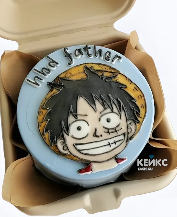 Бенто-торт на день рождения аниме Ван пис Фото
