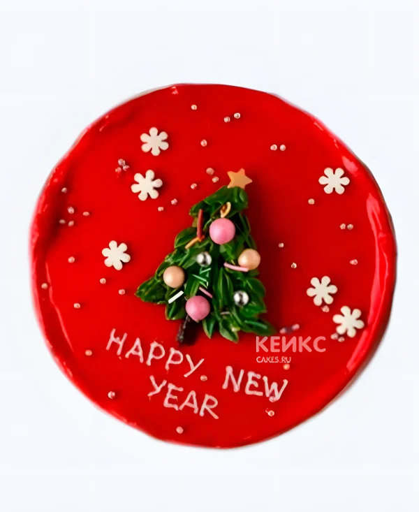 Бенто-торт ёлка на новый год Фото