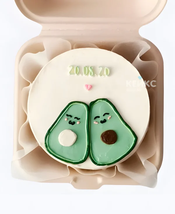 Бенто-торт парню Авокадо Фото