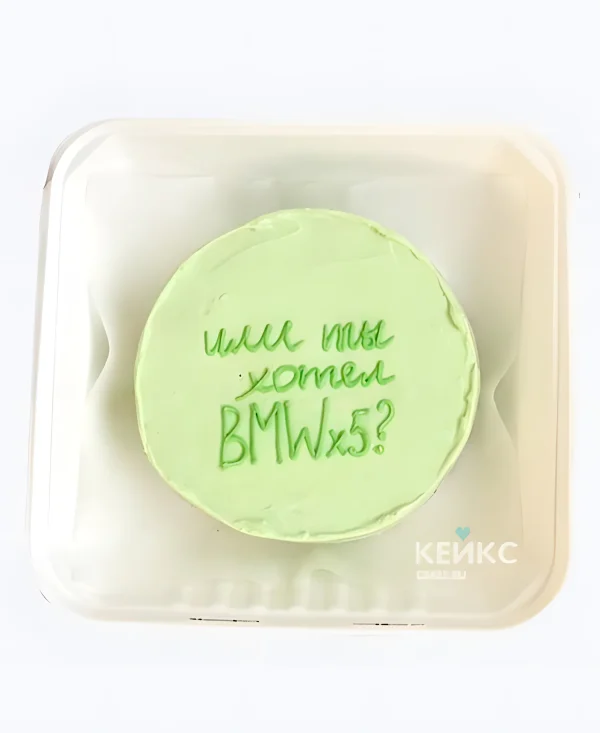 Бенто-торт парню Или ты хотел БМВ Фото