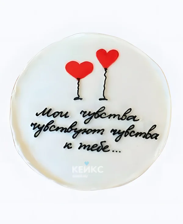 Бенто-торт парню Мои чувства Фото