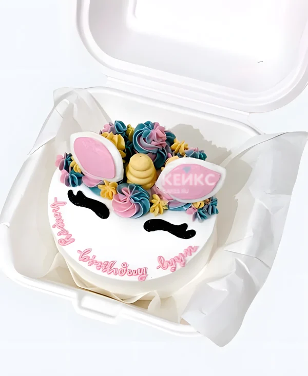 Детский бенто торт единорог Фото