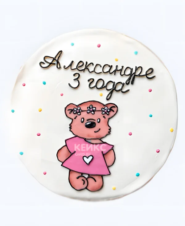 Детский бенто торт на 3 года Фото