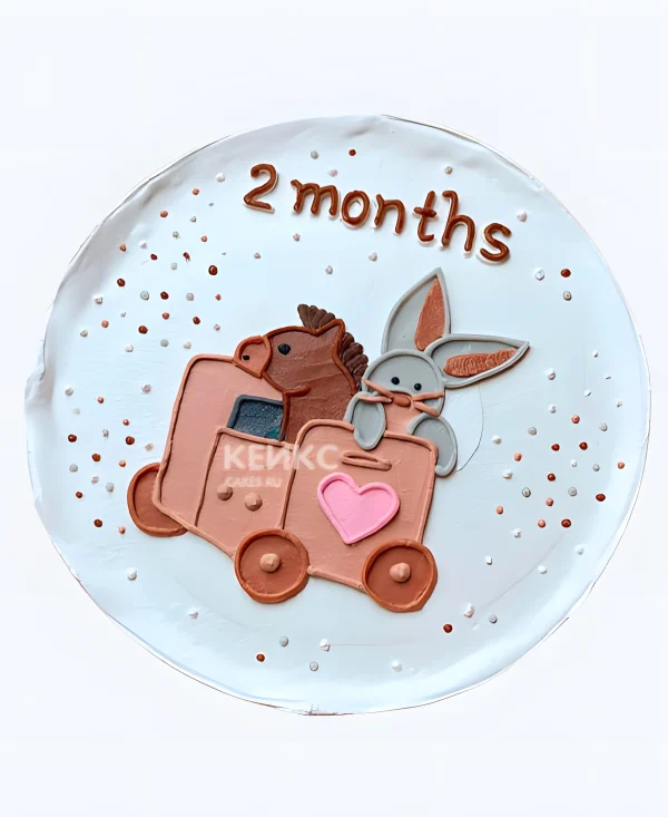 Детский бенто торт с рисунком игрушек Фото